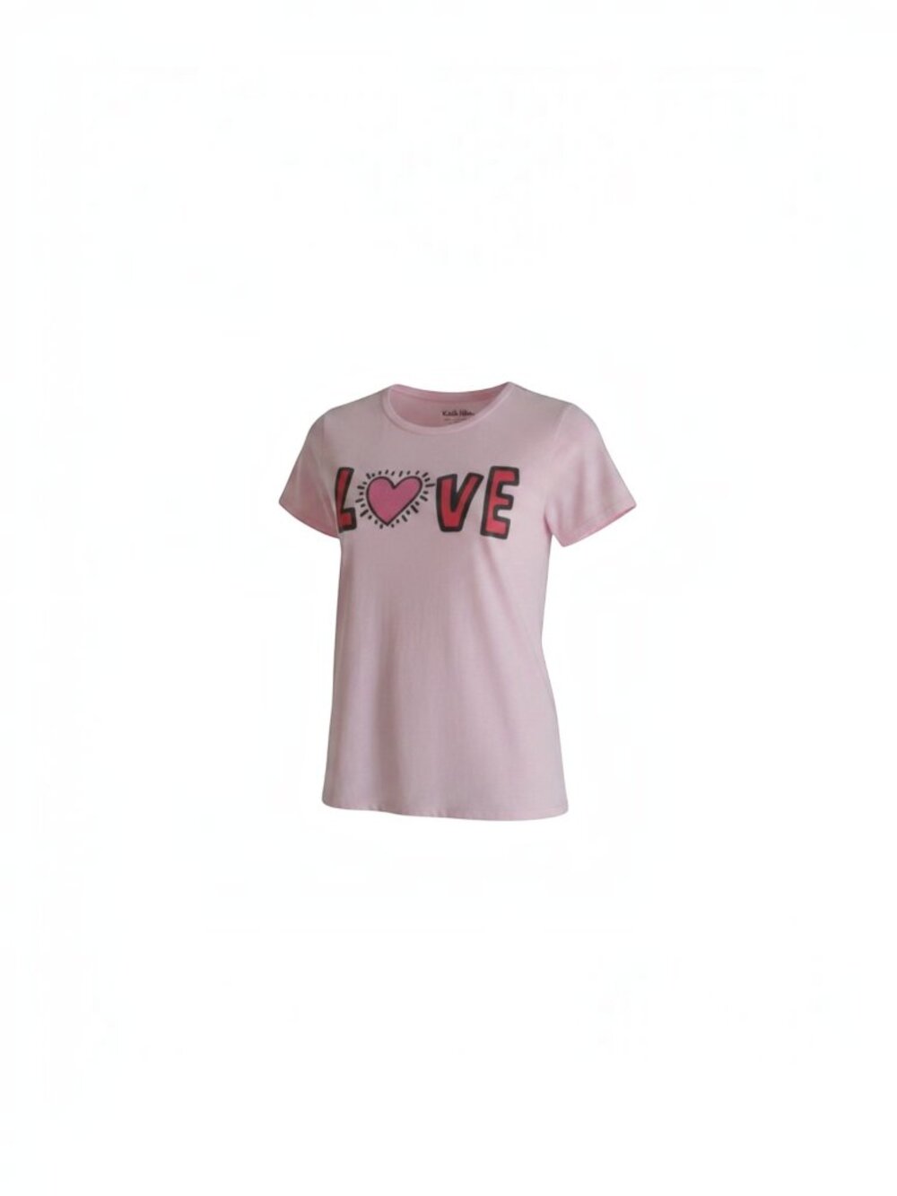 Keith Haring Women's LOVE Tee (Lounge) Light Pink - Size Extra Large - NWOT